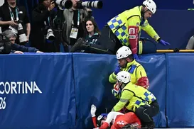 Jogos de Inverno: atleta é atingida no rosto por lâmina de adversária - Imagem
