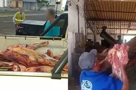 Mais de 200 kg de carne bovina sem inspeção são apreendidos - Imagem
