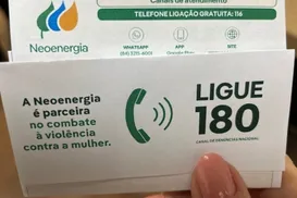 Neoenergia inclui canal 180 nas faturas para denúncias de violência contra a mulher - Imagem