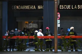 Pacote explode em prédio federal na Argentina e deixa três feridos - Imagem