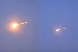 Pânico na Europa: fenômeno raro é confundido com míssil iraniano - Imagem