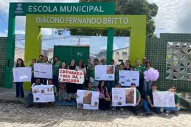 Projeto escolar em Simões Filho debate violência contra mulher - Imagem