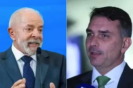 PT passa a tratar Flávio Bolsonaro como adversário direto de Lula - Imagem