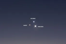 Veja quando o “triângulo planetário” ficará visível no céu do Brasil - Imagem