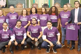 Vereadores de Salvador aderem à campanha Diga Não ao Feminicídio - Imagem