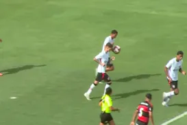 Vitória perde invencibilidade no Brasileirão Sub-20 contra o Flamengo - Imagem
