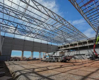 Arena Multiuso de Salvador já está com mais de 60% das obras concluídas