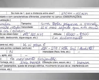Áudios e documentos revelam casos de óvnis em voos brasileiros