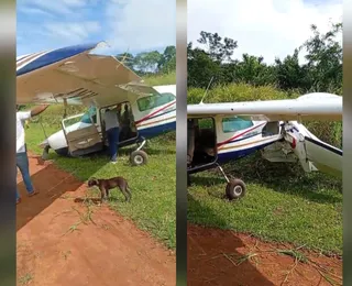 Avião com crianças cai em aldeia indígena no Pará