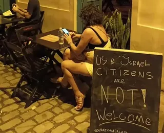 Bar tem cadastro cancelado por barrar israelenses e americanos