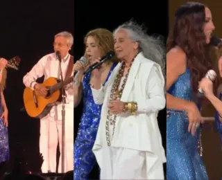 Caetano, Ivete e Bethânia levam Bahia ao show de Shakira no RJ