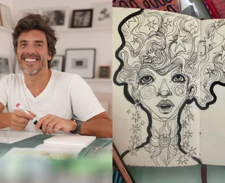Chico Baldini expõe 155 cadernos criados ao longo de 20 anos