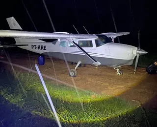 Chuva força pouso de avião com carga de cocaína avaliada em R$ 26 milhões