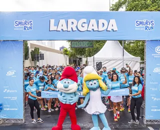 Corrida dos Smurfs chega a Salvador com provas para todas idades