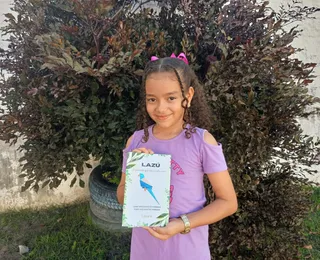 Estudante baiana de 8 anos lança 2º livro e se destaca em feiras literárias