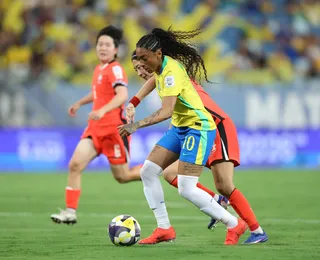Futebol feminino: Brasil domina Coreia do Sul e vence com goleada