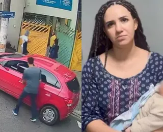 Homem rouba carro com bebê dentro e foge com a criança