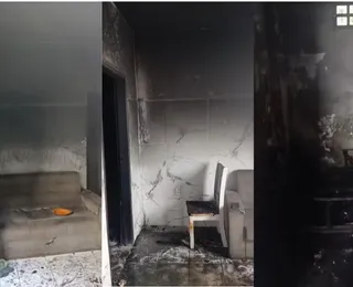 Incêndio que matou três crianças na Bahia começou com fogo em colchão