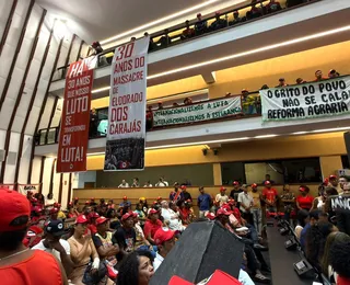 MST realiza ato político na Alba no Dia de Luta pela Reforma Agrária