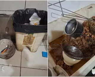 Restaurante é interditado após fiscalização encontrar larvas e baratas