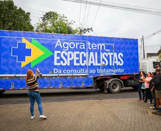 Três novas carretas de saúde inauguradas na Bahia