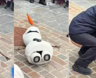 Vídeo: robô da Disney entra em colapso por não suportar trabalho humano