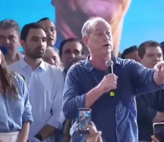 Ciro confunde gesto de apoiador com símbolo do CV: “Quer ser preso?”