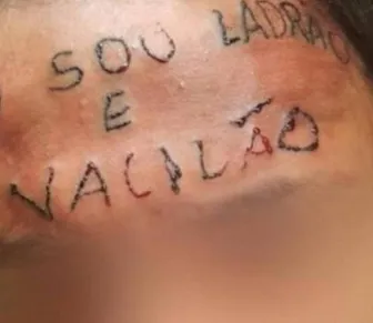 Jovem que teve testa tatuada à força é condenado por furto qualificado