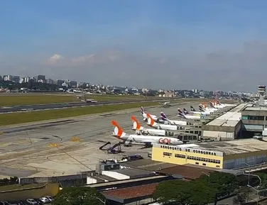 Avião saído de Salvador sofre incidente durante pouso em Congonhas - Imagem