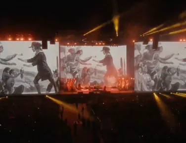 Banda faz protesto durante show contra guerra de Irã e Estados Unidos - Imagem