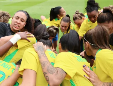Brasil goleia Zâmbia por 6 a 1 no Fifa Series feminino em Cuiabá - Imagem