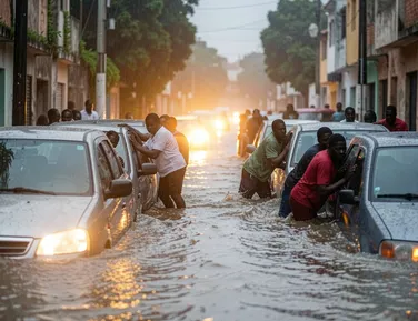 Chuvas em Angola deixam quase 30 mortos; Benguela e Luanda são as mais atingidas - Imagem