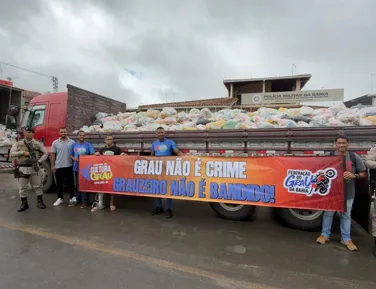 Cultura do Grau: evento em Castro Alves arrecada toneladas de comida para doação - Imagem