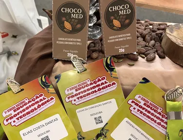 Estudantes baianos criam chocolates para pessoas com diabetes tipo 2 - Imagem