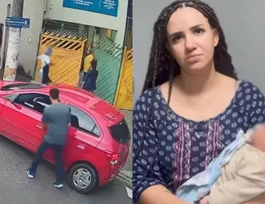 Homem rouba carro com bebê dentro e foge com a criança - Imagem
