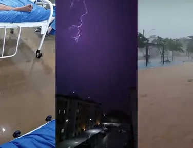 Hospital alagado e ruas destruídas: chuvas causam estragos na Bahia - Imagem