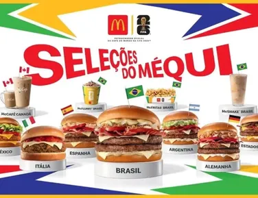McDonald’s lança hambúrgueres da Copa com Itália e sem campeã mundial - Imagem