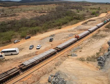 Megaferrovia brasileira de 1.200 km já tem data para ser entregue - Imagem