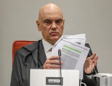 Moraes se pronuncia sobre suposta conversa com Daniel Vorcaro; confira - Imagem