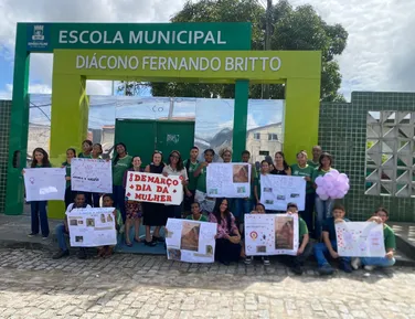 Projeto escolar em Simões Filho debate violência contra mulher - Imagem