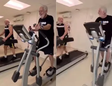 Wagner e Lula dividem treino e bom humor: “Só cresce se postar” - Imagem