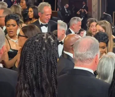 Atriz protagoniza confusão em tapete vermelho do Oscar; confira - Imagem