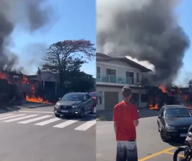 Avião de pequeno porte cai em restaurante e deixa três mortos - Imagem