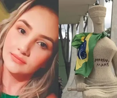 Baiana condenada pelos atos de 8 de Janeiro aciona STF para tentar redução de pena - Imagem