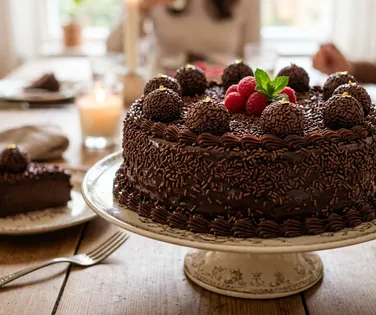 Brigadeirão na airfryer: sobremesa fácil e cremosa para o feriado - Imagem