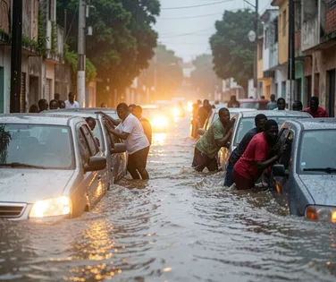Chuvas em Angola deixam quase 30 mortos; Benguela e Luanda são as mais atingidas - Imagem