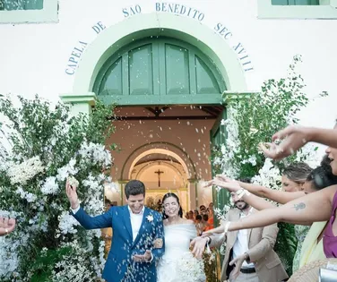 Com presença de Moraes e Alckmin, João Campos e Tabata Amaral se casam - Imagem