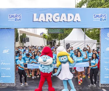 Corrida dos Smurfs chega a Salvador com provas para todas idades - Imagem