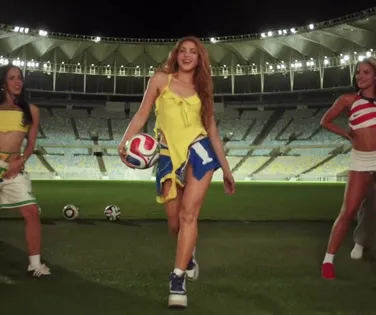 Ela de novo! Shakira anuncia música oficial da Copa no Maracanã - Imagem