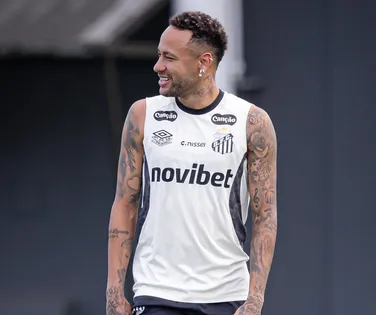 Fora da Seleção, Neymar volta a ser desfalque no Santos - Imagem